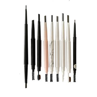 China 6 Color Waterproof Waterproof Double-end Pencil Soft Eyebrow Pencil for sale