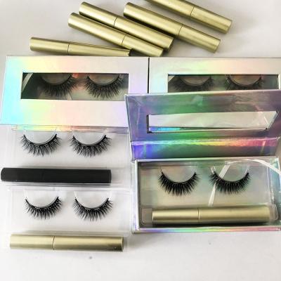 China Gluefree Thick Magnetic Free Magnetic Eyelash Bamboo Magnetic Eyelashes 13mm - 15mm for sale