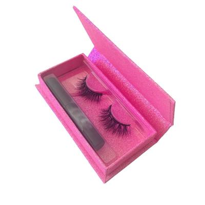 China Magnectic Natural Luxury Long Magnetic Eyelashes Magnetic Lahes for sale