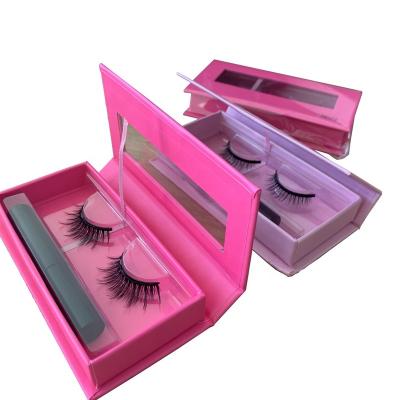 China Thick flexible magnet eyelashesmagnetic eyelashes 1/2 lotsmagnetic lashes lash 1/2 wick for sale