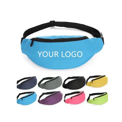 China Water Proof Factory Promotional Custom Logo 600D Oxford Waterproof Sport Pussy Pack Waist Bags Bumbag Chest Bag for sale