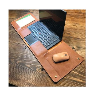 China 2020 Multi Functional Dual Game Office Desktop Protective Laptop Case Leather Stand for sale