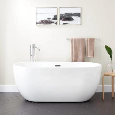 China Eco-friendly Custom Made Modern Luxury White Bathtubs Badewanne Free Standing Acrylic Bathtubs Bathtubs for sale