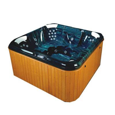 China Rectangle Shape Easy Clean Cheap Custom Whirlpool Massage Hot Tub Spa Tubs Luxury Hot Tub for sale