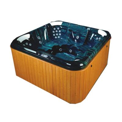 China Customized Easy Clean Modern Rectangle Bathtubs Whirlpools Whirlpool Spa Freestanding Bathtub for sale