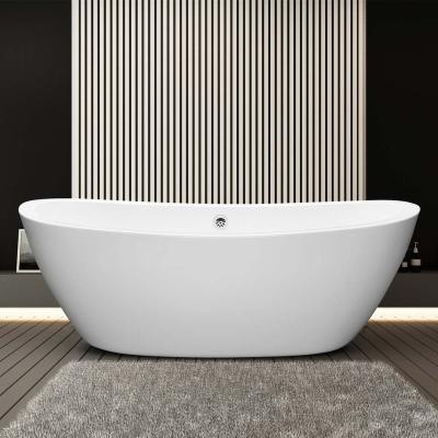 China Stone Free Standing Modern Solid Resin Bathtub Outdoor Acrylic Bathtub for sale