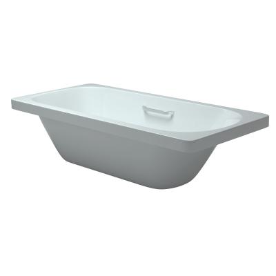 China Rectangular Simplicity Embedded Traditional Design 150*75 Recessed Modern Small Bathtubs Whirlpools Acrylic for sale