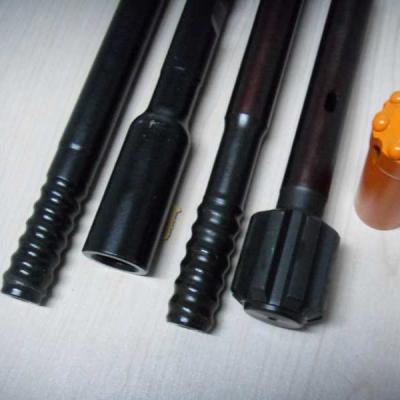 China Construction worksÂ   T38 T45 T51 R32 R38 Threaded Extension Drill Rods For Tunneling Drilling for sale