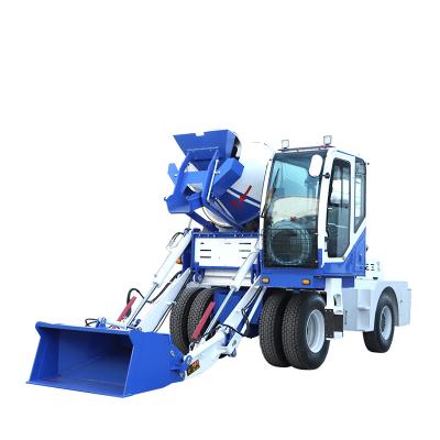 China Building Material Shops 3.2 M3 self-assembled mobile concrete mixer truck for sale