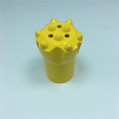 China Construction worksÂ   Rock Drilling Button Drill Bit Alloy Taper Connection Mountain Open Tunnel Umbrella Mining Drill Bit for sale