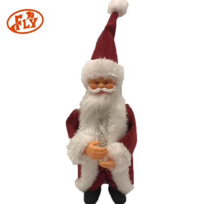 China Christamas mini home decoration festival custom decorative promotion 7 inches Santa Claus for sale