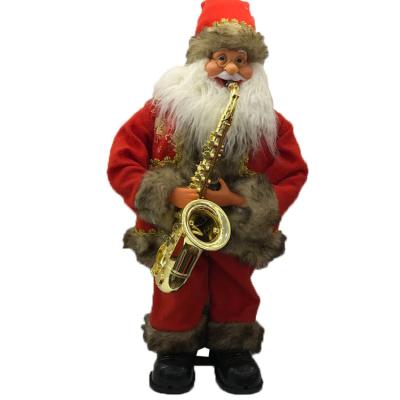 China Custom Design Santa Claus Singing And Moving Santa Claus Home Decor Christamas New for sale