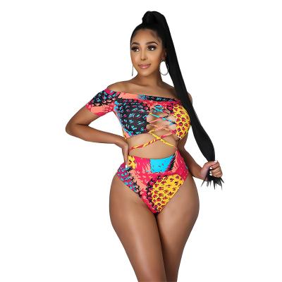 China 2021 latest design ladies QUICK DRY cavity and soft sexy two-piece comfortable beach wear QUICK DRY for sale