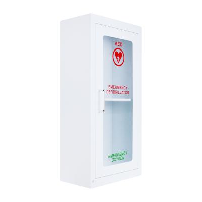 China Emergency Metal Exterior Fabrication Reinforced AED Storage Cabinet AEDC-0004 for sale