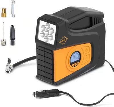 China Power Indicator 100PSI 12V DC 120W Tire Inflator Portable Air Compressor for sale