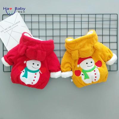 China Hao Baby Snowman Padded Winter Viable Boy Cotton Warm Jacket for sale