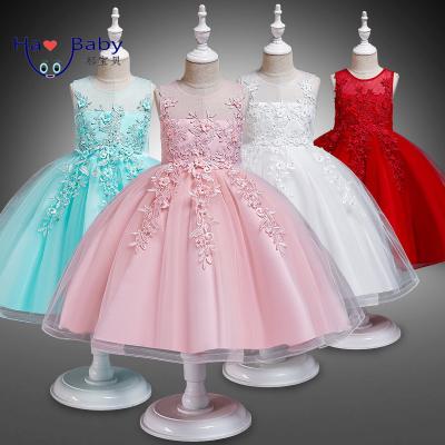 China Hao Baby Summer New Girls Children's Princess Dress Girl Lace Anti-static Vest Dress Dress for sale