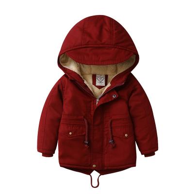 China Hao Baby Euramerican Style Coats Anti-wrinkle fur hooded boy with wool coat for sale