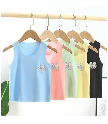 China Hao Baby Summer Wholesale New Children's Vest Children's Breathable Camisole for Boys and Girls Comfortable Cool Children's T-shirt for sale