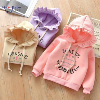 China Anti-wrinkle Hao Baby Sweat Thick Clothes for Kids Sweater Clothes Cotton Sweater Babies Winter Organic Letter Printing for sale