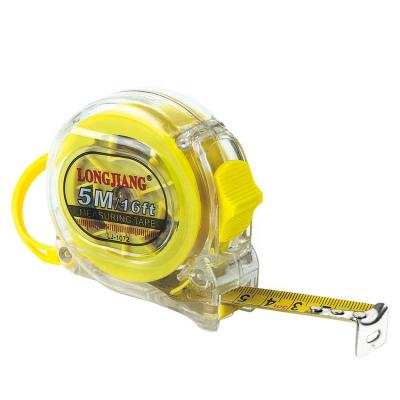 China Clear ABS New Transparent Case Steel 5m/16ft Tape Measure Tape Measure New for sale