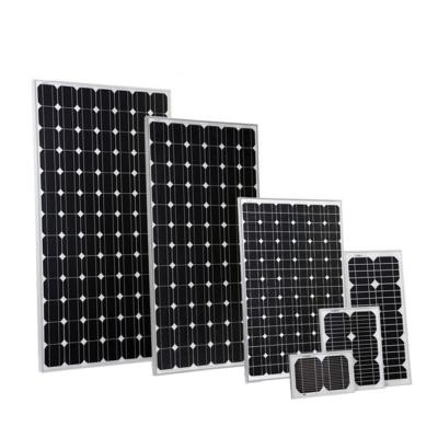 China Monocrystal Silicon Solar Panel 12V 35W 45W 65W 80W 100W 120W Solar Cell 50W Solar Panel 158.75mmx158.75mm for sale