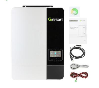 China Growatt SPF 5000ES Inverter 48V Hybrid Solar Inverter With 420*320*122 Lead Acid Solar Battery for sale