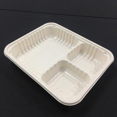 China Disposable Disposable Plastic Black Clear Chicken Meat/Wing/Fruit Tray Frozen Fruit Plastic Lunch Tray Tray Z3 for sale