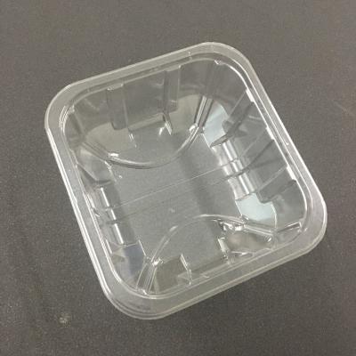 China Disposable Clear Plastic Tray Mushroom Tray Disposable Clear Plastic Tray Fruit Supermarket Food Grade Sowing Tray MGH for sale