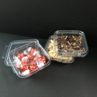 China Disposable Wholesale Clear Plastic PET Salad Fruit Container Packaging Box for sale