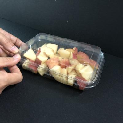 China Green Easy Disposable Transparent Disposable Clear Fruit Packing Salad Bowl Pla Biodegradable Plastic Food for sale