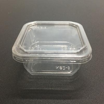 China Disposable Wholesale Plastic Take Away Fruit Salad Box Fruit Salad Container Salad Tray KSD6OZ for sale