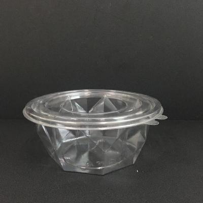 China Disposable Wholesale Vegetable Fruit Prep Salad Container, Salad Packing Box for sale