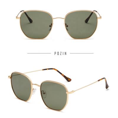 China 2020 New Arrival Trendy Metal Square Sunglasses Small Retro Fashion Sunglasses for sale