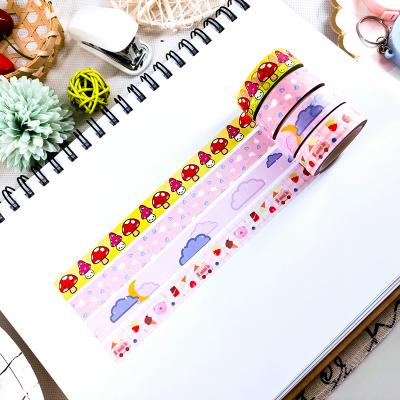 China Waterproof Custom Vintage Floral Washi Tape 10mm Low Moq Printing Suppliers for sale