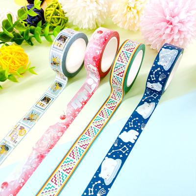 China Waterproof Wholesale Gold Foil Japanese Washi Tape Custom Printing Manufacturer for sale