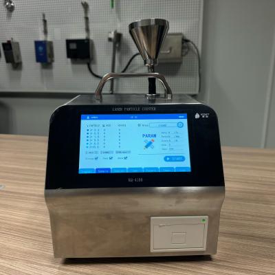 China High Accuracy Air Particle Counter 100L/Min Flow KQ-4100 with 7inch Touch Screen for sale