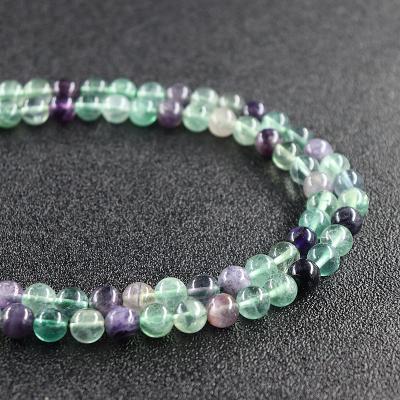 China DIY Jewelry Making Natural Smooth Fluorite Stone Beads Natural Gemstone Green Fluorite Beads Accessory For Jewelry Making Green Color 15