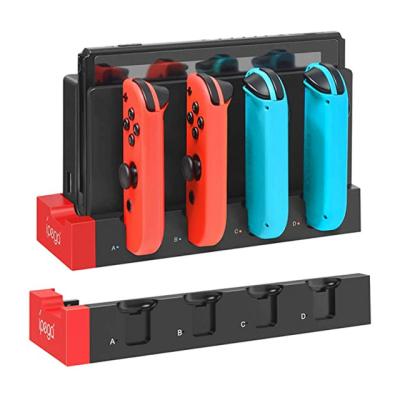 China Charging Dock Base Charger for Switch Joy Cons Controllers, Charging Dock Base Station for Nintendo Switch Joycons with Indicator, NS Charging Base for sale