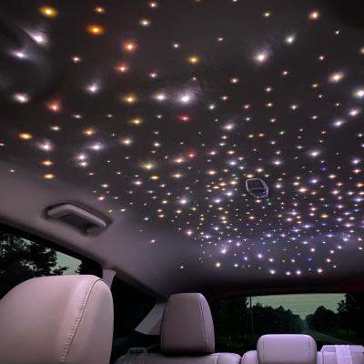 China Car Roof Top Starlight Headlight 12v Music Controller Led Fiber Optic Light Kit for sale