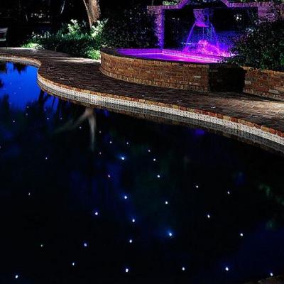 China Option Swimming Pool Floor Star Light Fiber Optic Cable Plastic Light for sale