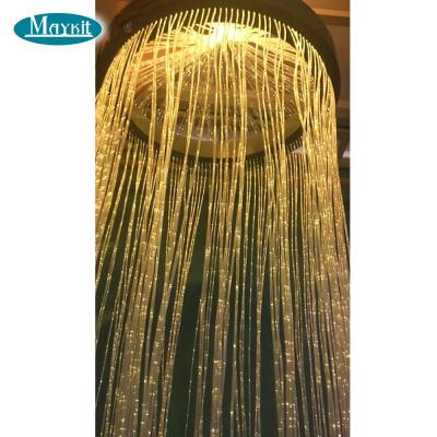 China 50cm Round Sensory Waterfall Fiber Optic Light For Sensory Therapy for sale