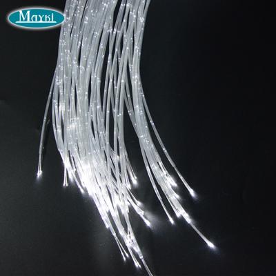 China Multi Side Chandelier Sparkle Strand 3*0.75mm Spot Fiber Optic Light Cable For Chandelier Curtain Decoration for sale