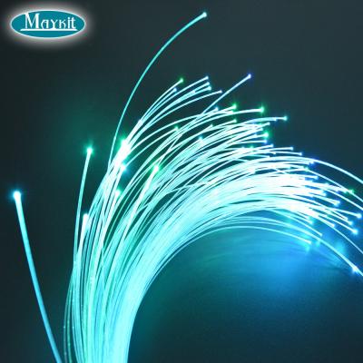 China Plastic PMMA 1.0mm end glow fiber optic cable mitsubishi for sale