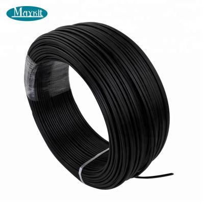 China Sauna PMMA Black PVC End Glow Coated Fiber Optic Cable For Pool Star Light for sale