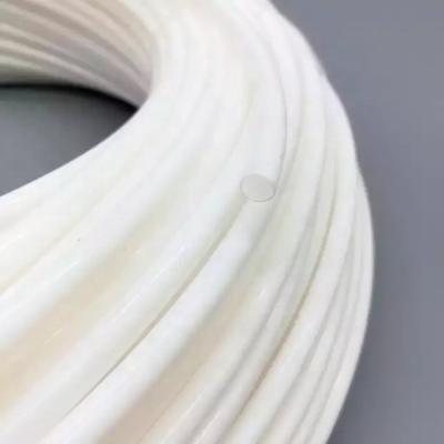 China Super Bright Solid Polymer 3mm Core Side Glow Fiber Cable With White Jacket for sale