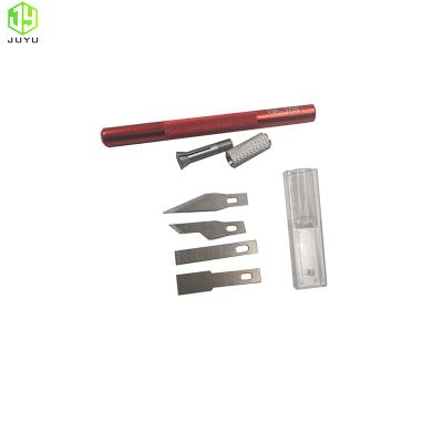 China With 4 Blades Matel Cutting Carving Craft Knife/Engraver With Spare Balde for sale