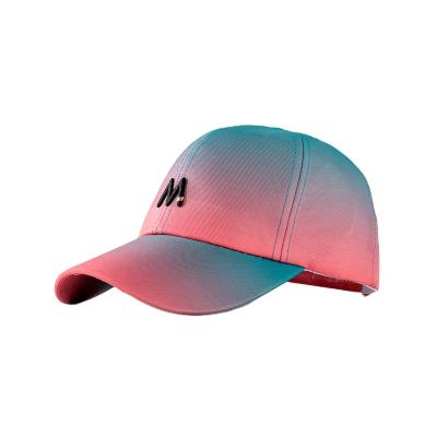 China Summer COMMON Gradient Hat Madame Sunshade Cap M Embroidered Fishing Sunblock Outdoor Baseball Cap for sale