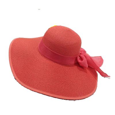 China Character Summer Beach Female Sun Straw Hat For Women Hats for sale