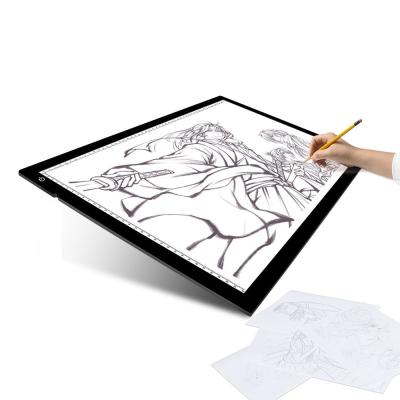 China Huion A2 Led Light Tracing Pad Digital Drawing Tracing Boards Led Tracing Board Yes for sale